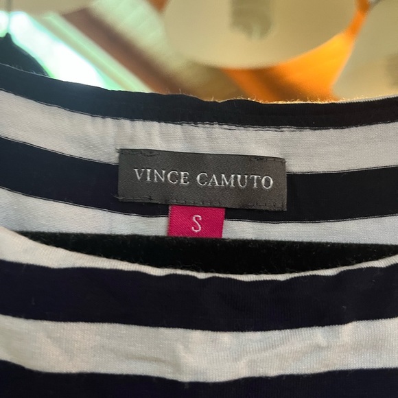 Striped black and white tank top. - Picture 3 of 5